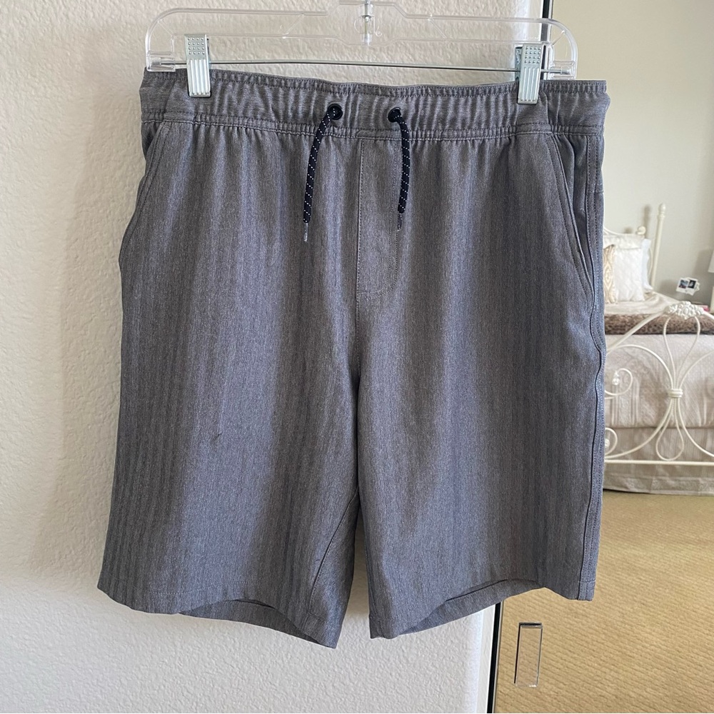 Men's Gray Departwest Athletic Drawstring Shorts Size Medium